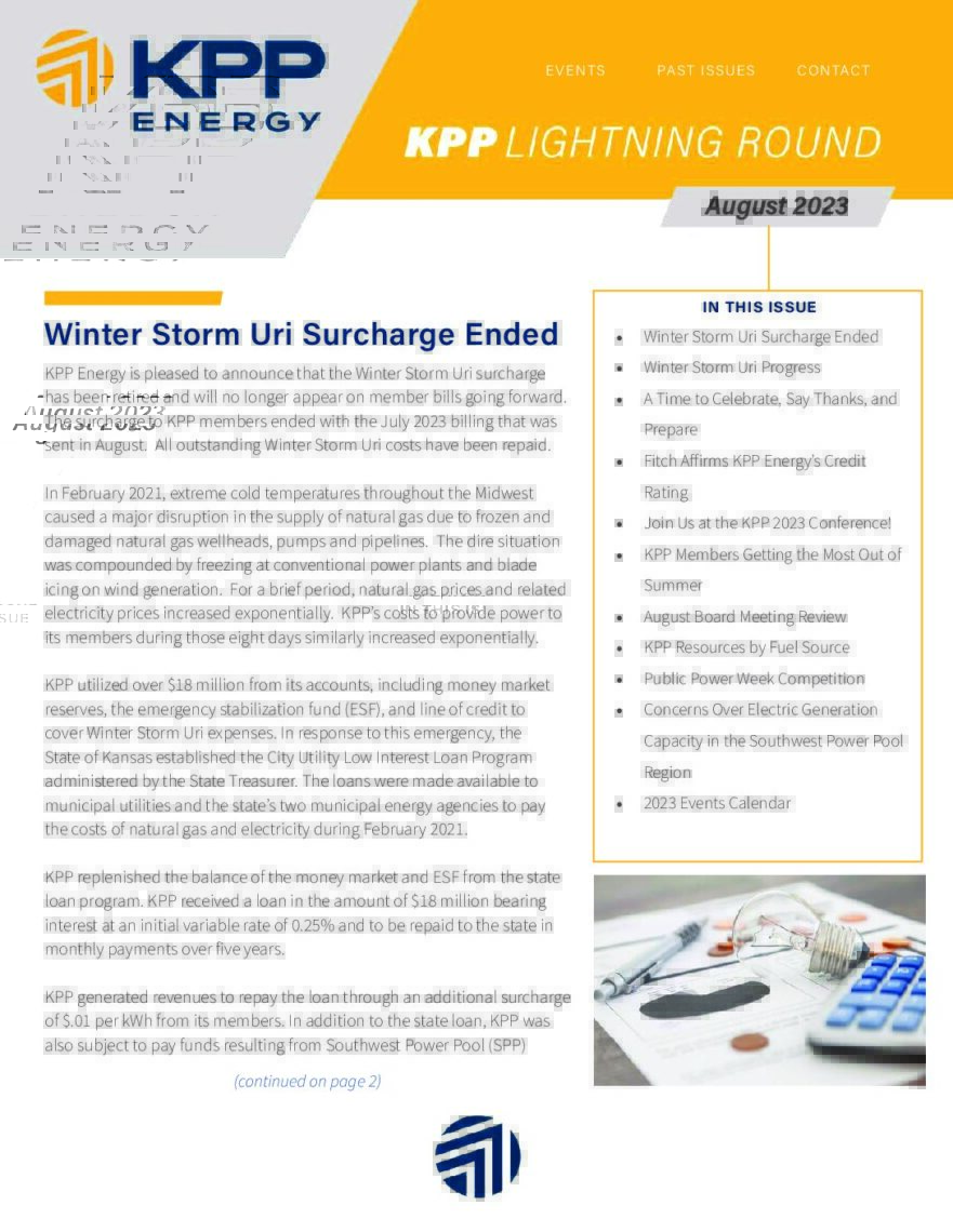 August 2023 PDF Cover Page